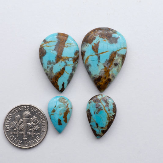 Number 8 Turquoise Cabochons