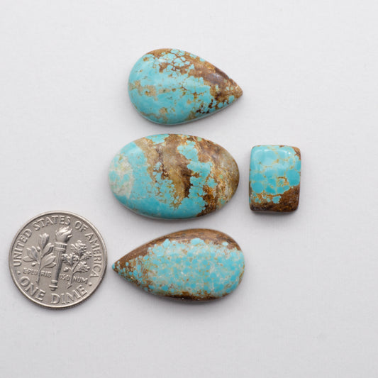 Number 8 Turquoise Cabochons have been carefully selected for their quality and unique appearance.