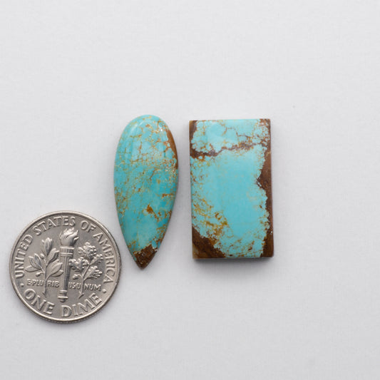 Number 8 Turquoise Cabochons have been carefully selected for their quality and unique appearance.