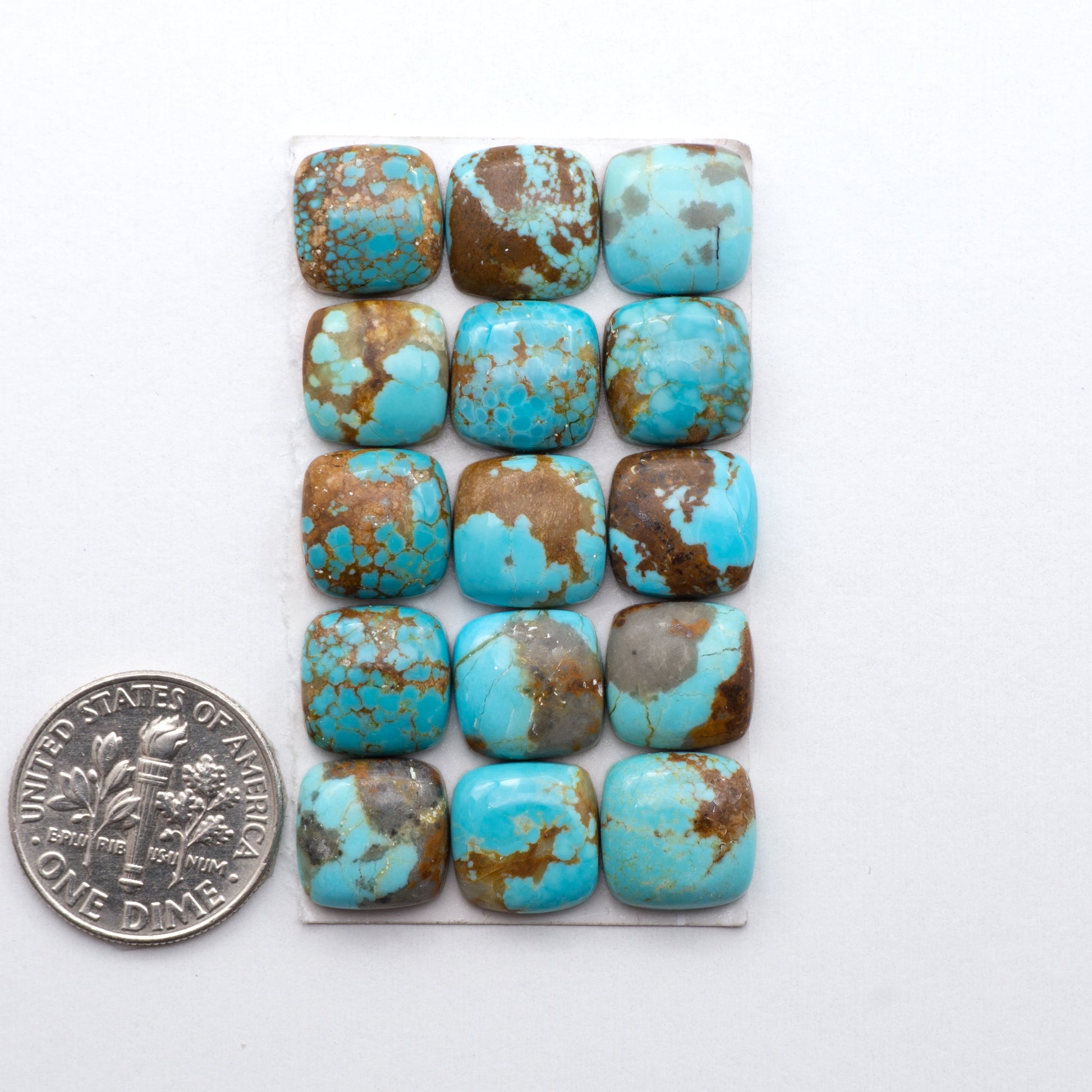 Number 8 Turquoise Cabochons have been carefully selected for their quality and unique appearance. 