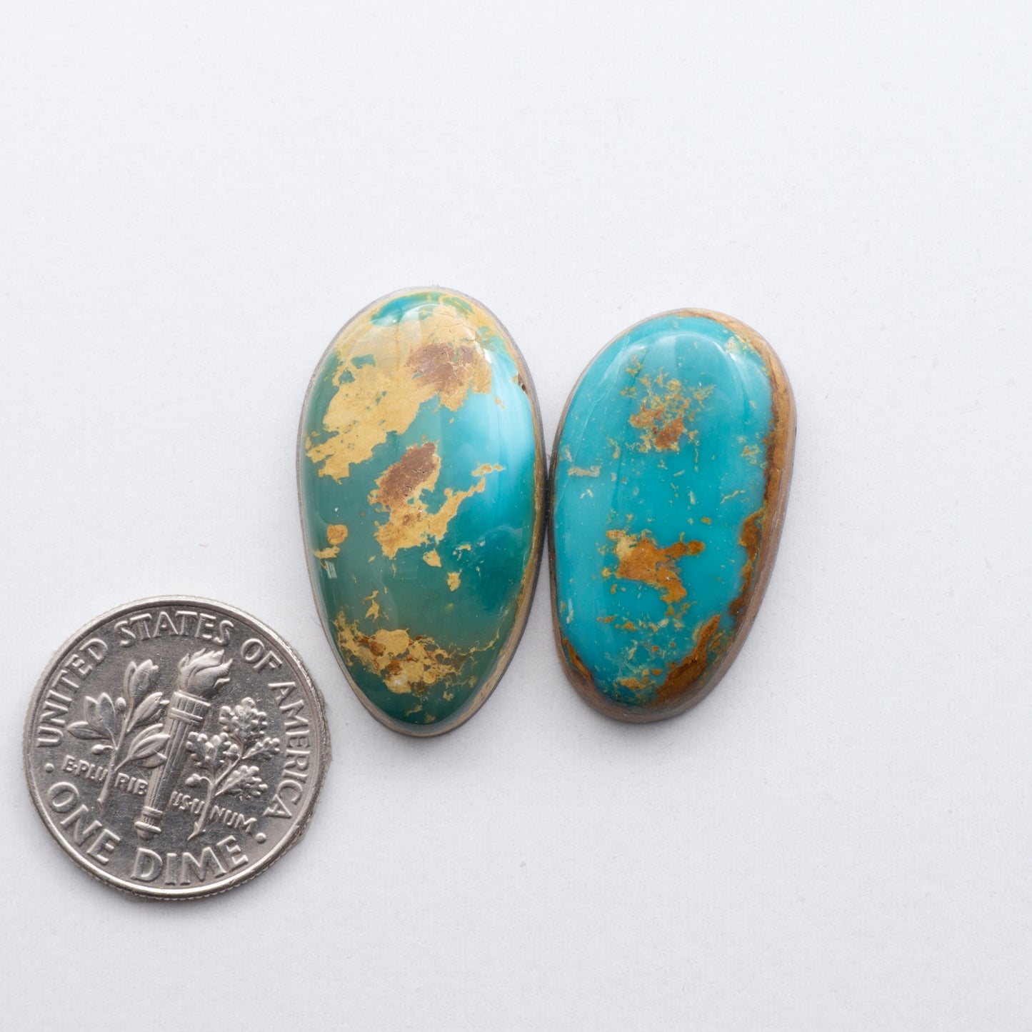 Natural Royston Turquoise Cabochons are renowned for their unique shades of green, blues, making these cabochons a popular choice for jewelry makers.