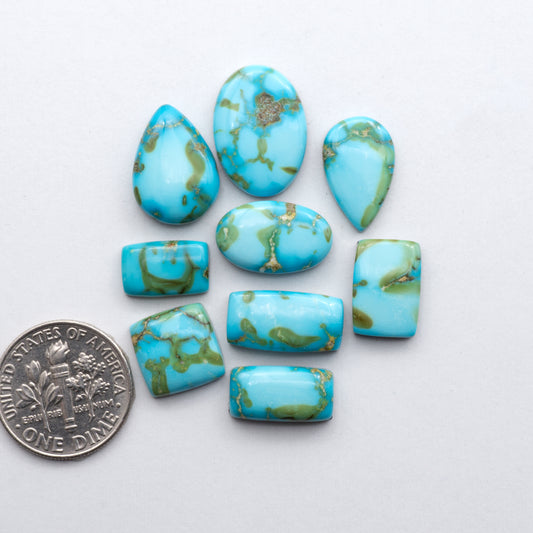 Gorgeous Sonoran South Hill Turquoise perfect for jewelry making or collecting.