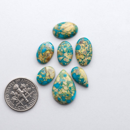 Gorgeous Sonoran South Hill Turquoise perfect for jewelry making or collecting.