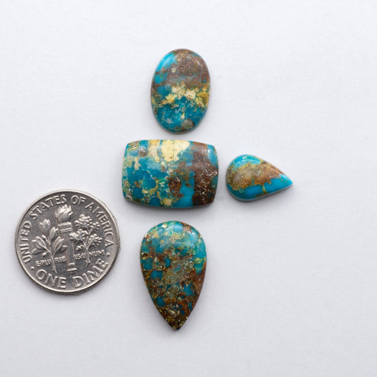 Gorgeous Sonoran South Hill Turquoise perfect for jewelry making or collecting.