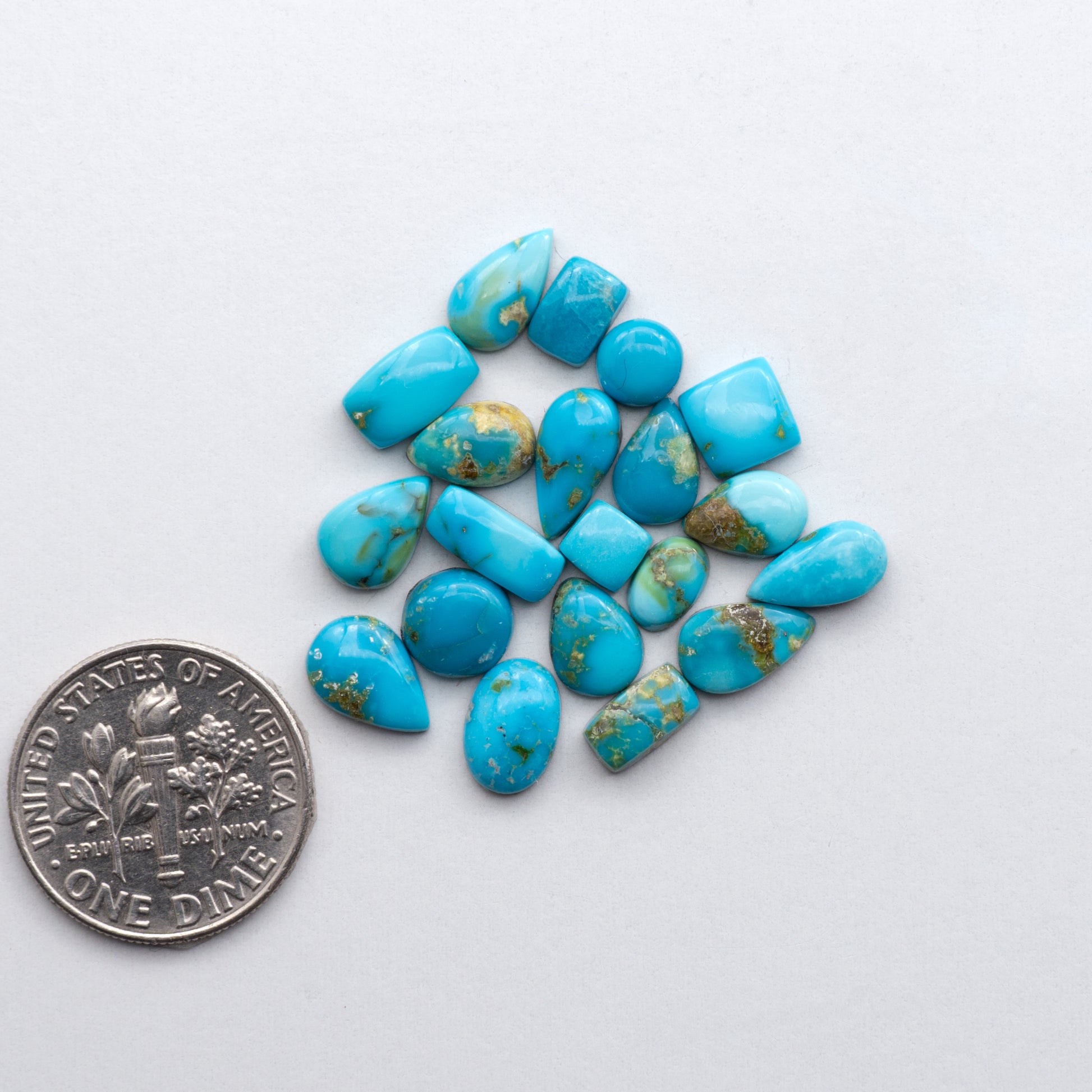 Gorgeous Sonoran South Hill Turquoise perfect for jewelry making or collecting.