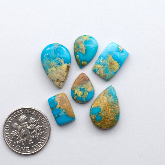 Gorgeous Sonoran South Hill Turquoise perfect for jewelry making or collecting