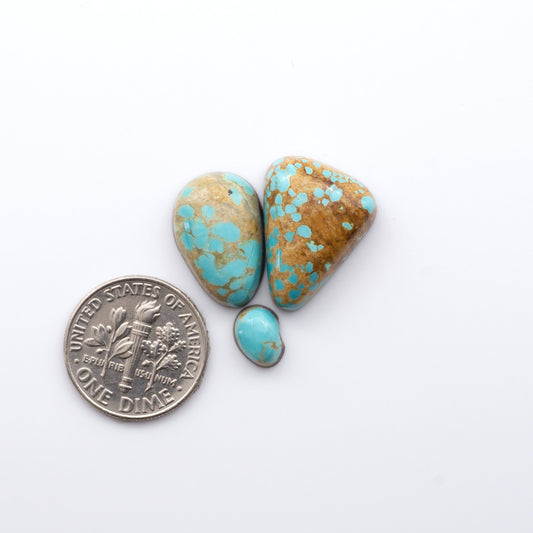 Number 8 Turquoise Cabochons have been carefully selected for their quality and unique appearance.