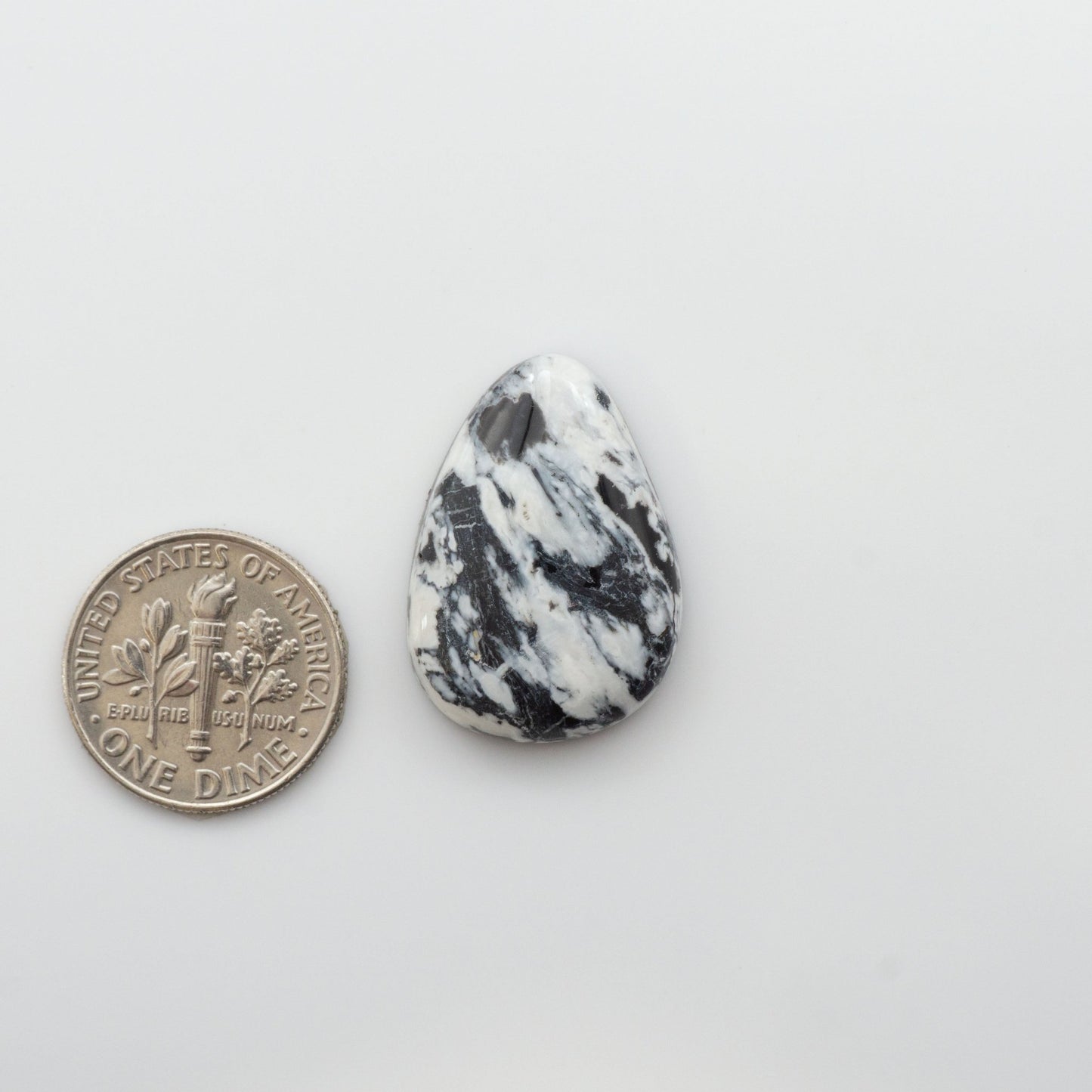 Our Natural White Buffalo Stone Cabochons are semi-precious gemstones cut into shapes ideal for jewelry-making, crafting and are backed for added strength. 