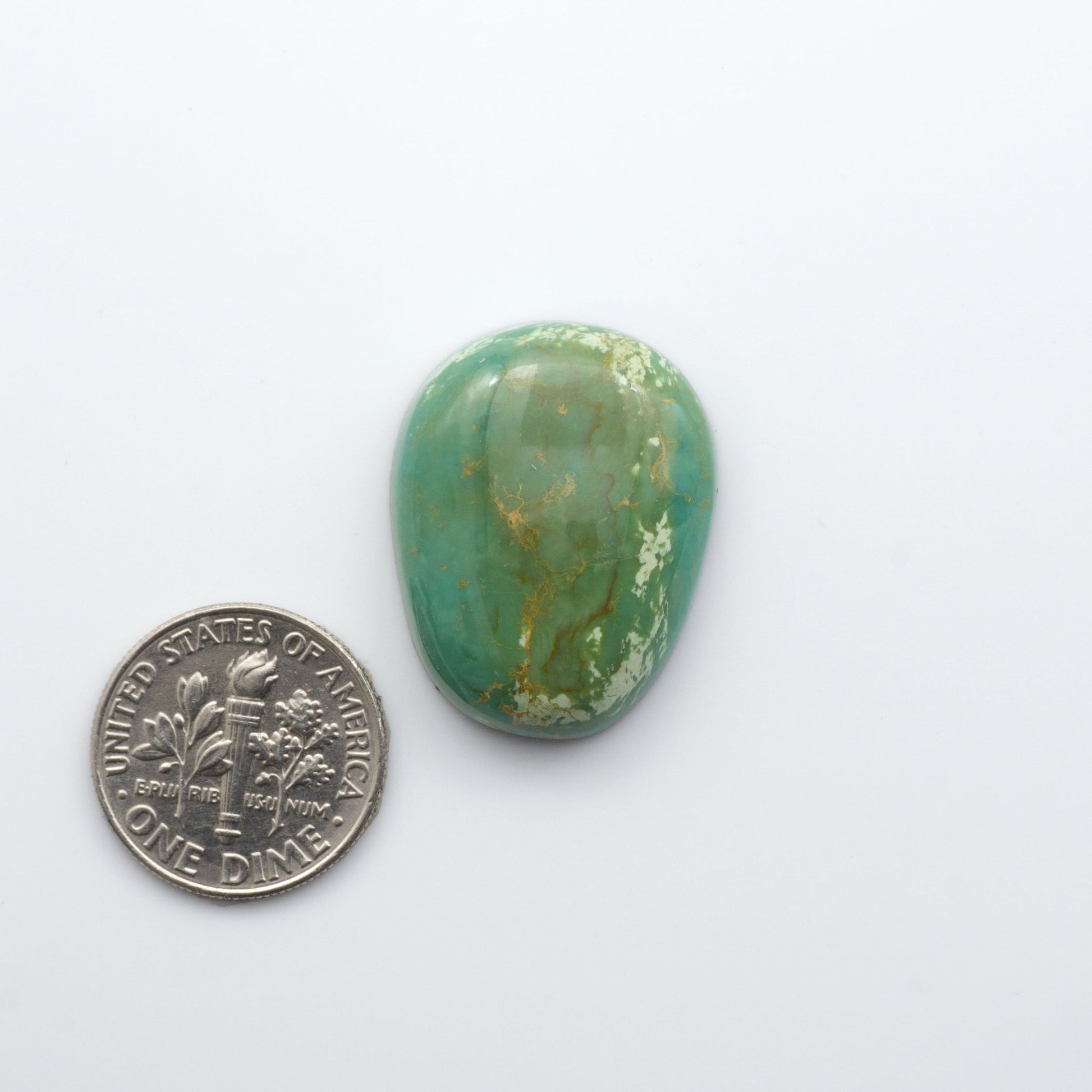 Experience the beauty of our stunning Turquoise Mountain Cabochons. With their distinctive blue and green color, these cabochons are perfect for adding a touch of natural elegance to any jewelry piece.&nbsp; 