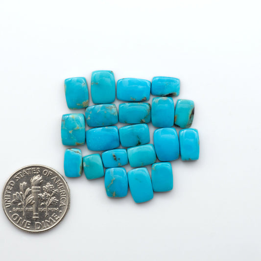 Discover the stunning beauty of Bandits Mine Turquoise, mined in the Sonoran desert. This unique gemstone offers natural variations in color and matrix, making each piece truly unique.