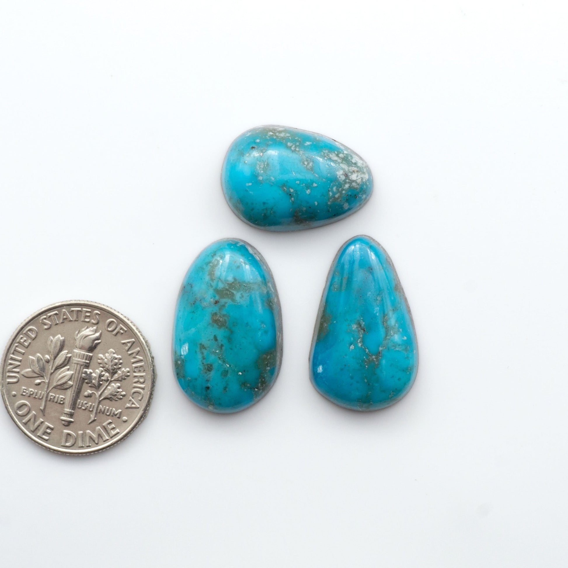 Ithica Peak Turquoise is revered for its stunning blue color and exceptional quality.