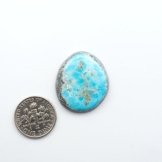 Natural Royston Turquoise is renowned for its unique shades of green and blue, making these cabochons a popular choice for jewelry makers. 