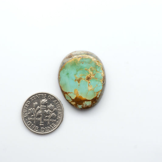 Natural Royston Turquoise is renowned for its unique shades of green and blue, making these cabochons a popular choice for jewelry makers. 