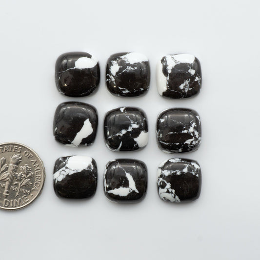 These&nbsp;White Buffalo Cabochons are expertly cut and polished from composite material to create a stunning and durable gemstone, cut into shapes ideal for jewelry-making and crafting. 