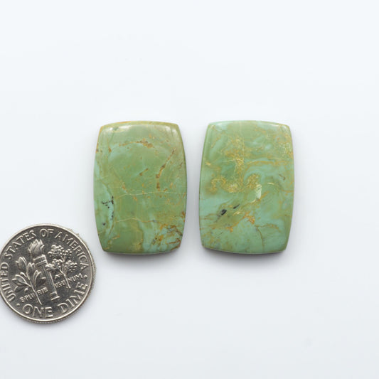 Experience the beauty of Turquoise Mountain Cabochons. With their distinctive blue and green color, these gemstones are perfect for any jewelry piece.