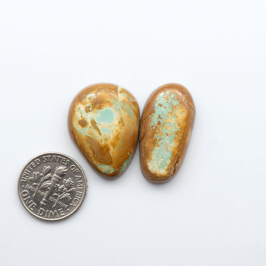 Natural Royston Turquoise is renowned for its shades of green and blue. 