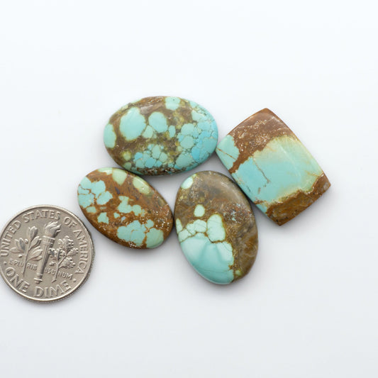 Number 8 Turquoise Cabochons have been carefully selected for their quality and unique appearance.