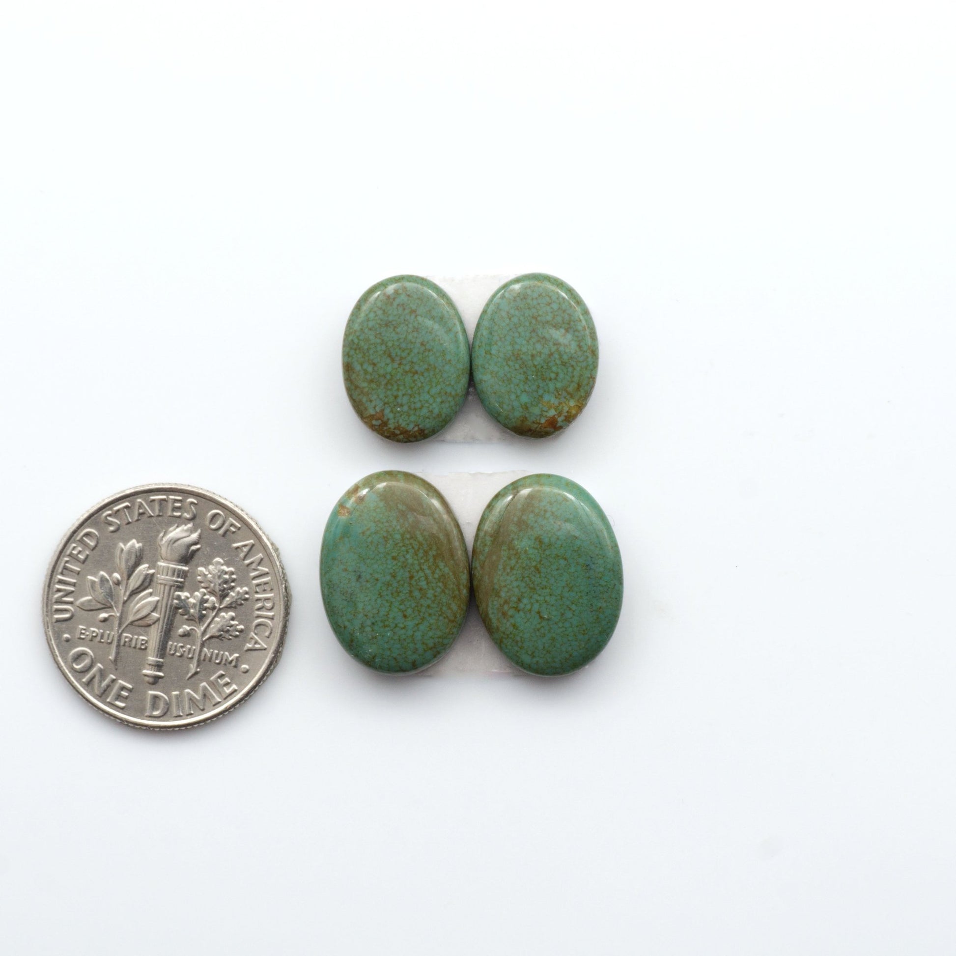 Experience the beauty of our stunning Turquoise Mountain Cabochons, with their distinctive blue and green color, these cabochons are perfect for adding a touch of natural elegance to any jewelry piece.