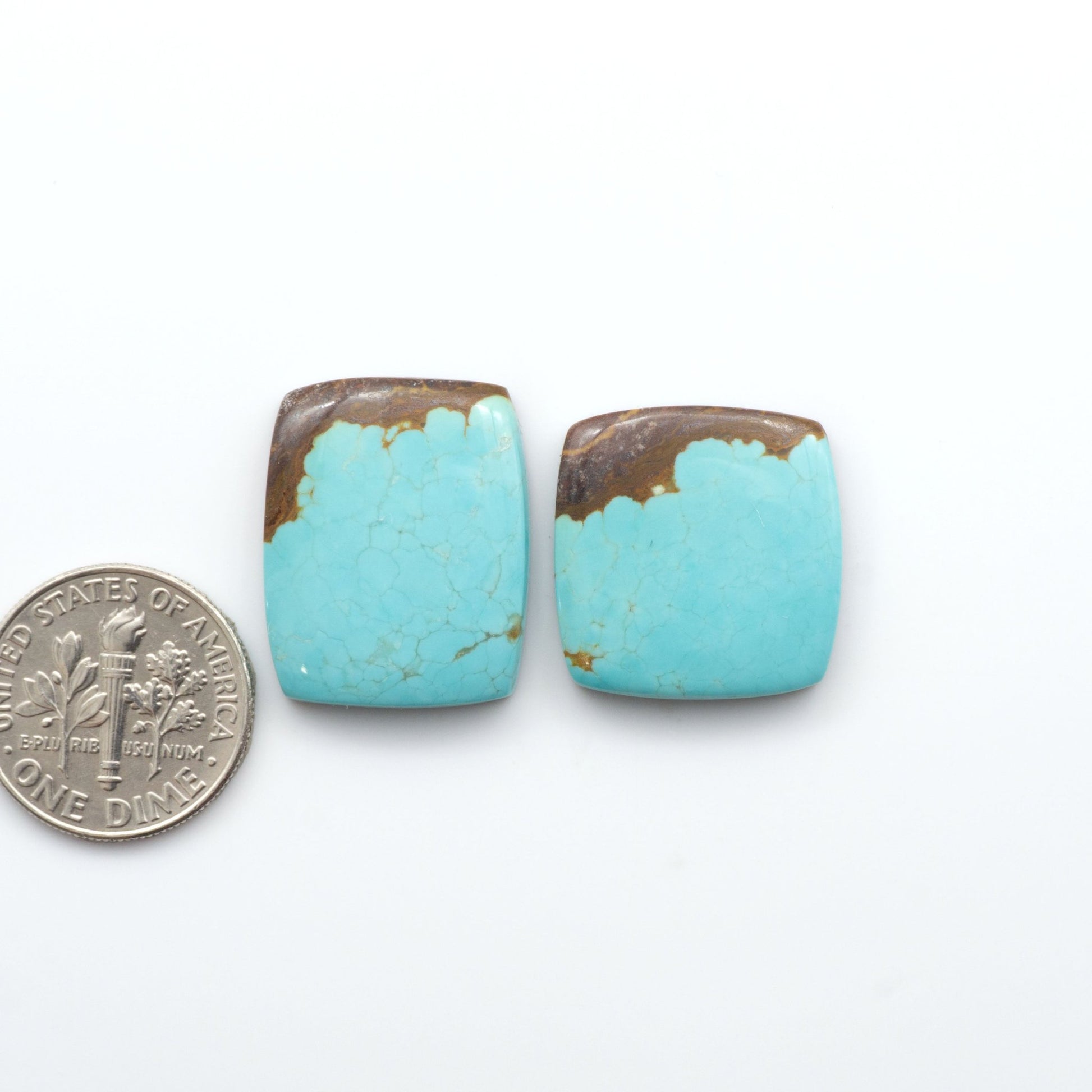 Number 8 Turquoise Cabochons have been carefully selected for their quality and unique appearance. 