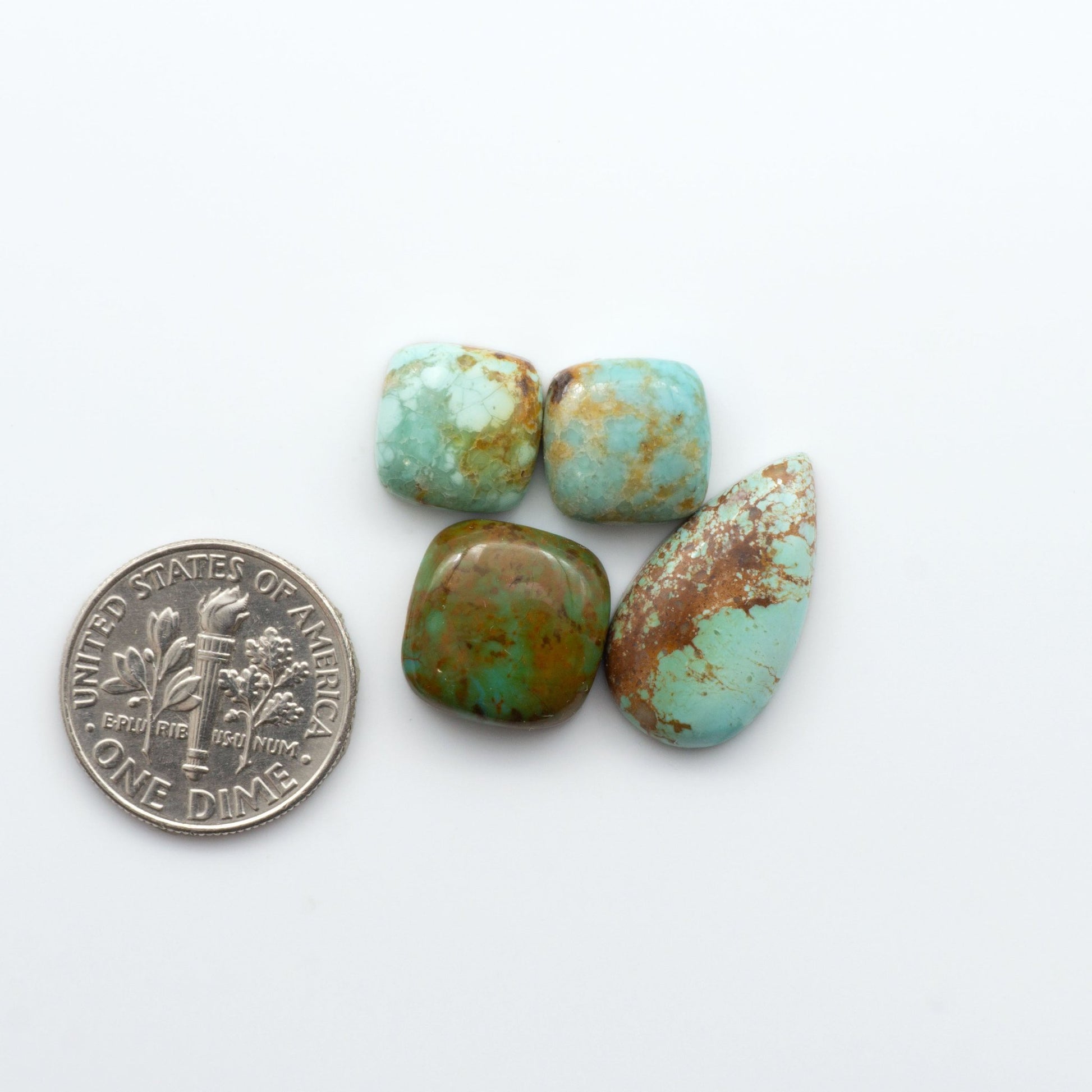 Add a touch of unique beauty to your collection with our Pilot Mountain Turquoise cabochons. 