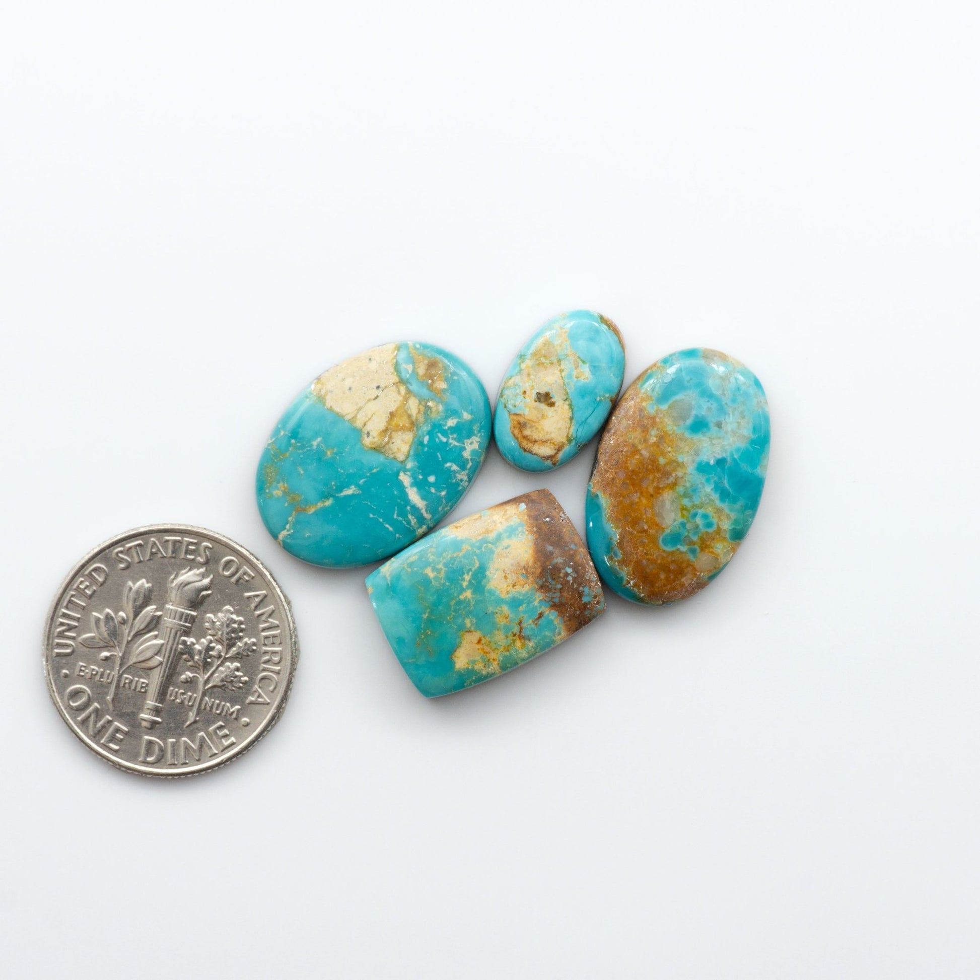 Natural Royston Turquoise is renowned for its shades of green and blue. This unique gemstone offers natural variations in color and matrix, making each piece truly unique.