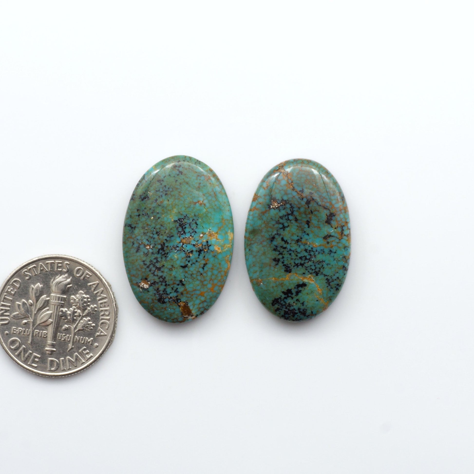 our stunning Turquoise Mountain Cabochons, with their distinctive blue and green color, are perfect for adding a touch of elegance to any jewelry piece.