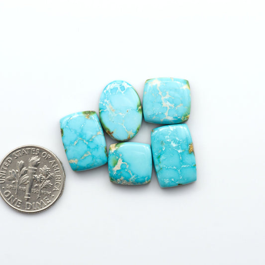 Discover the unique beauty of Sonoran Mountain Turquoise, it's stunning blend of blue and green hues make it a must-have for any jewelry collection. 