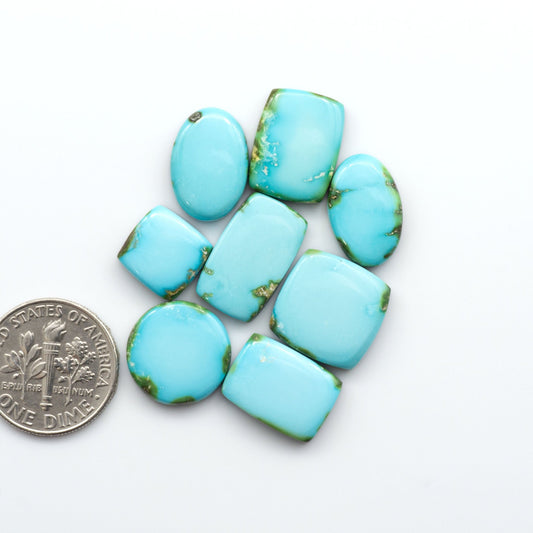 Discover the unique beauty of Sonoran Mountain Turquoise, it's stunning blend of blue and green hues make it a must-have for any jewelry collection. 