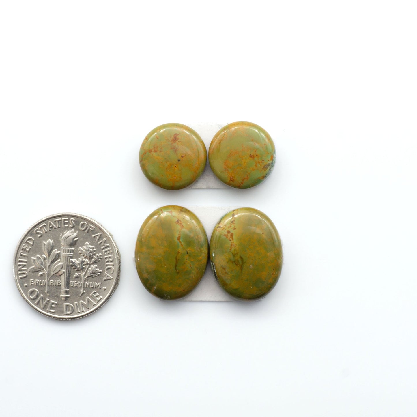 Experience the beauty of our stunning Turquoise Mountain Cabochons. With their distinctive blue and green color, these gemstones are perfect any jewelry piece.