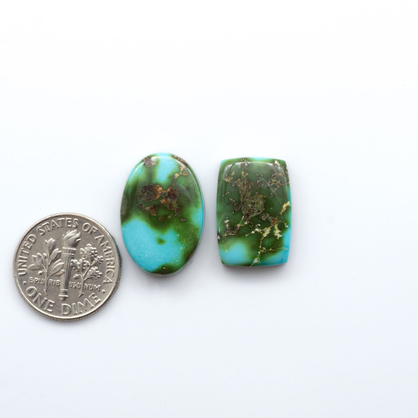 Sonoran Mountain Turquoise showcases a stunning blend of blue and green hues and natural patterns that make it a must-have for any jewelry collection.