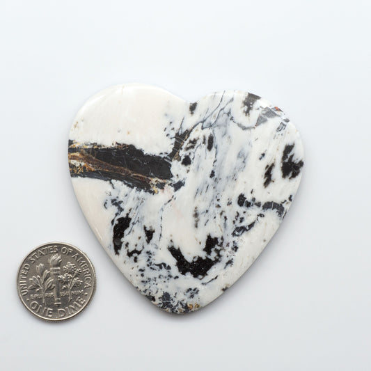 Natural White Buffalo Stone Cabochons are gemstones cut into shapes ideal for jewelry-making and crafting making them an excellent choice for artisans.