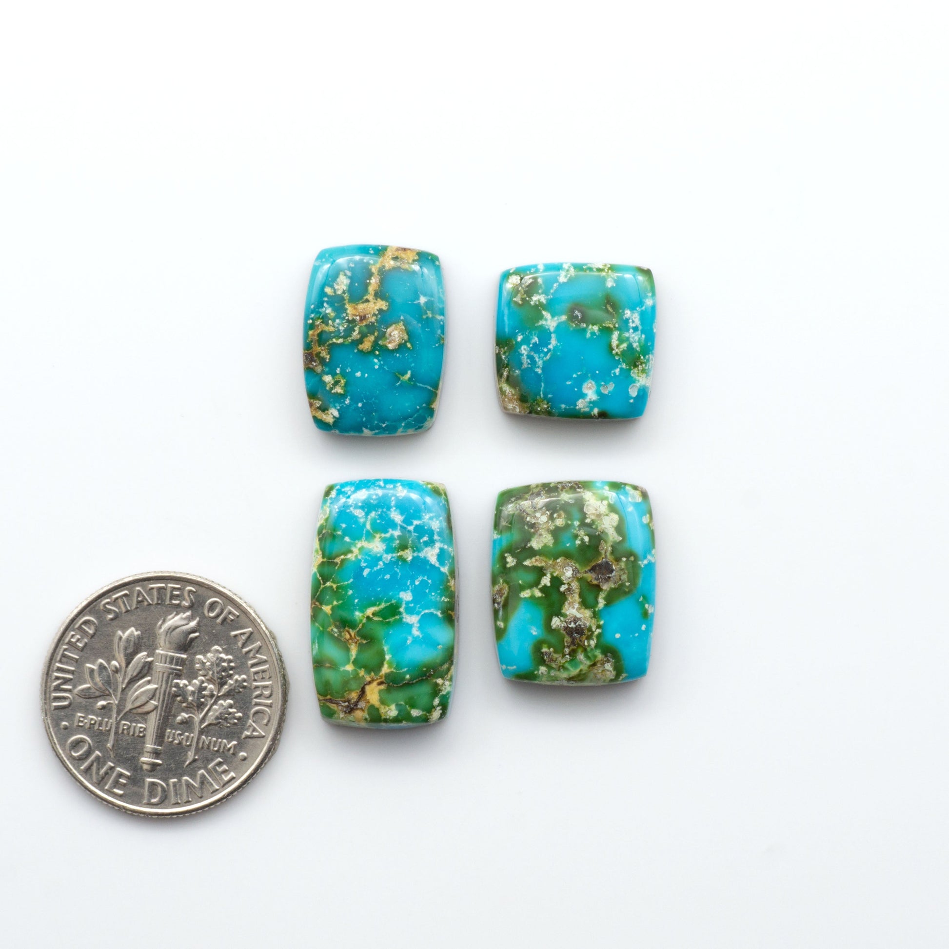 Sonoran Mountain Turquoise showcases a stunning blend of blue and green hues and natural patterns that make it a must-have for any jewelry collection.