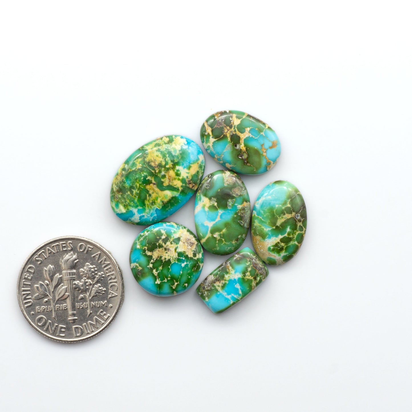 Sonoran Mountain Turquoise showcases a stunning blend of blue and green hues and natural patterns that make it a must-have for any jewelry collection.