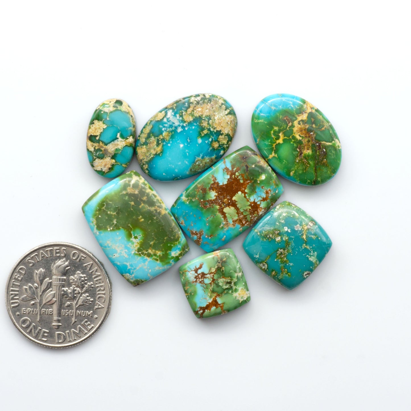 Sonoran Mountain Turquoise showcases a stunning blend of blue and green hues and natural patterns that make it a must-have for any jewelry collection.