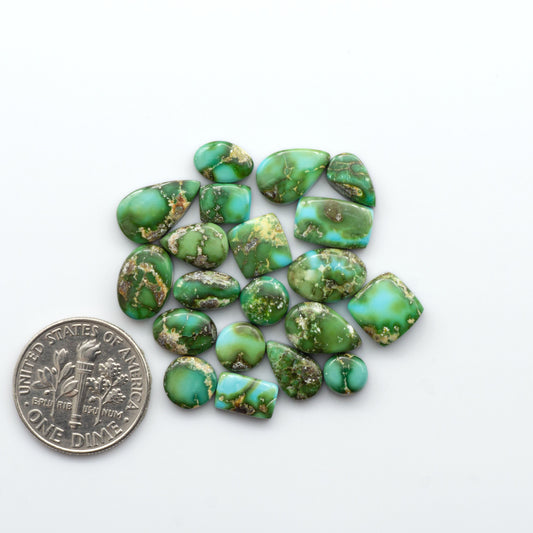 Sonoran Mountain Turquoise showcases a stunning blend of blue and green hues and natural patterns that make it a must-have for any jewelry collection.