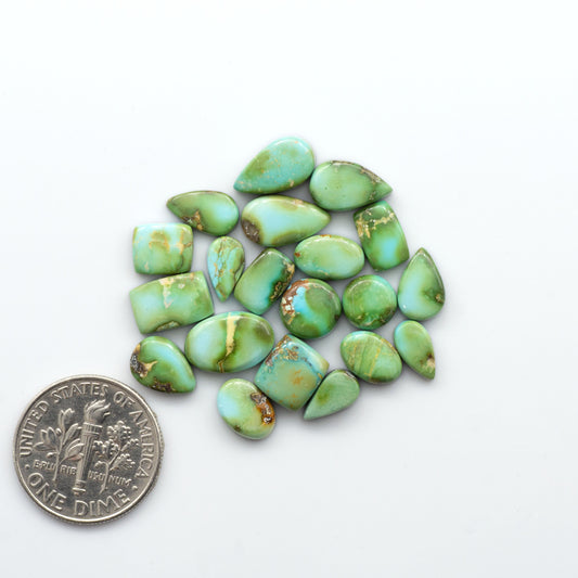 Sonoran Mountain Turquoise showcases a stunning blend of blue and green hues and natural patterns that make it a must-have for any jewelry collection.