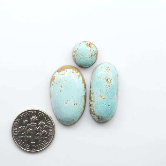 Number 8 Turquoise Cabochons have been selected for their quality and unique appearance. Don't miss the chance to add a one-of-a-kind piece to your collection.