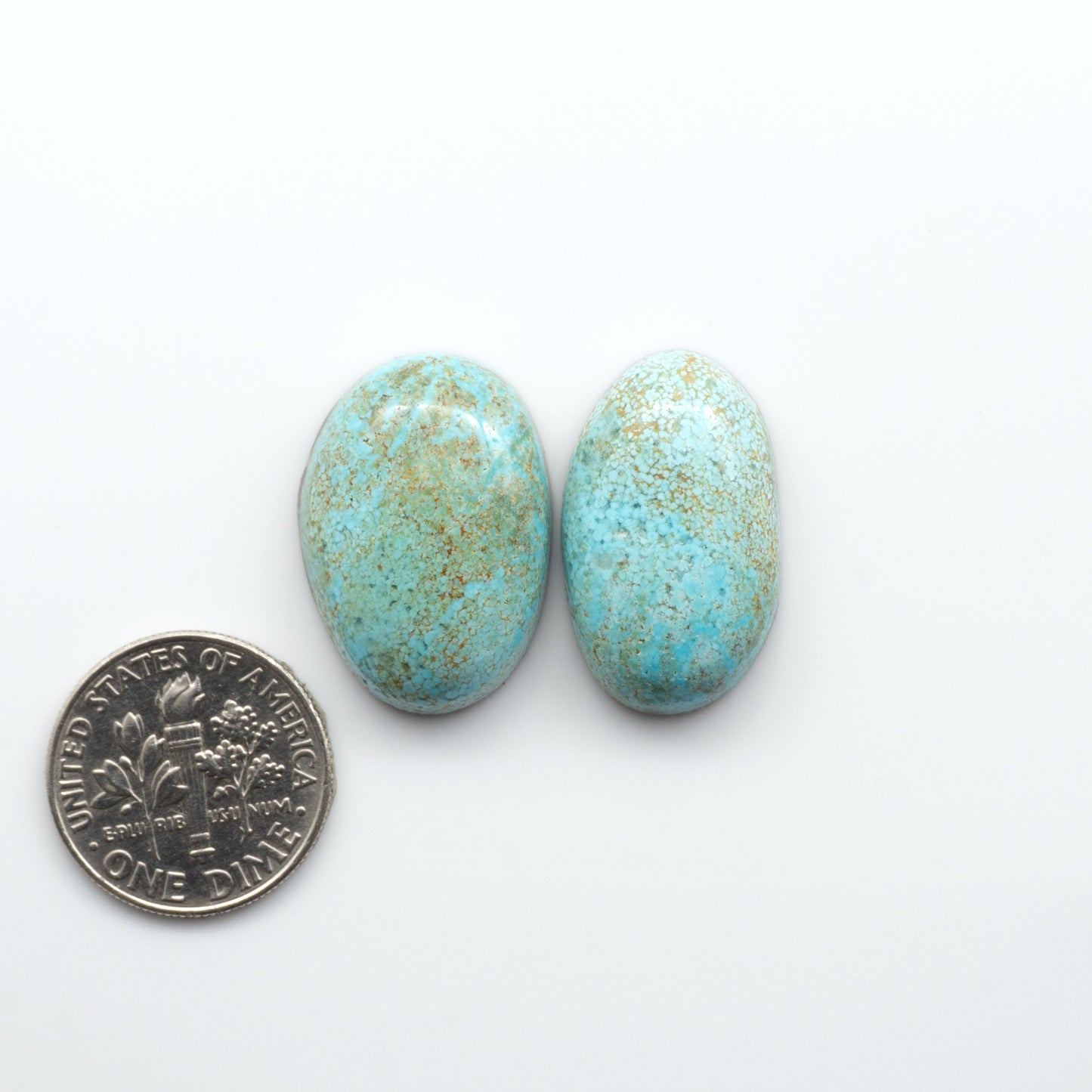 Number 8 Turquoise Cabochons have been selected for their quality and unique appearance. Don't miss the chance to add a one-of-a-kind piece to your collection.