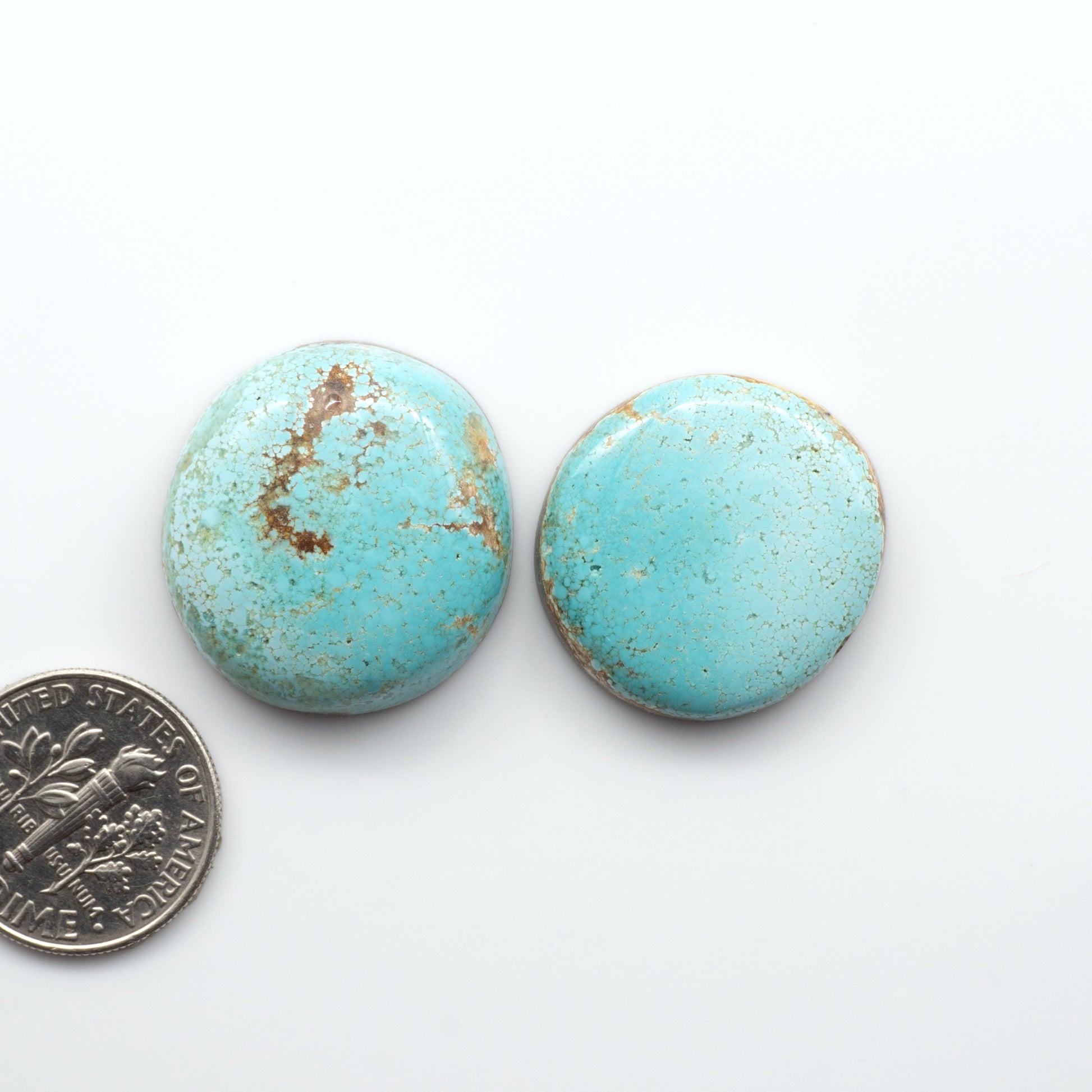 Number 8 Turquoise Cabochons have been selected for their quality and unique appearance. Don't miss the chance to add a one-of-a-kind piece to your collection.