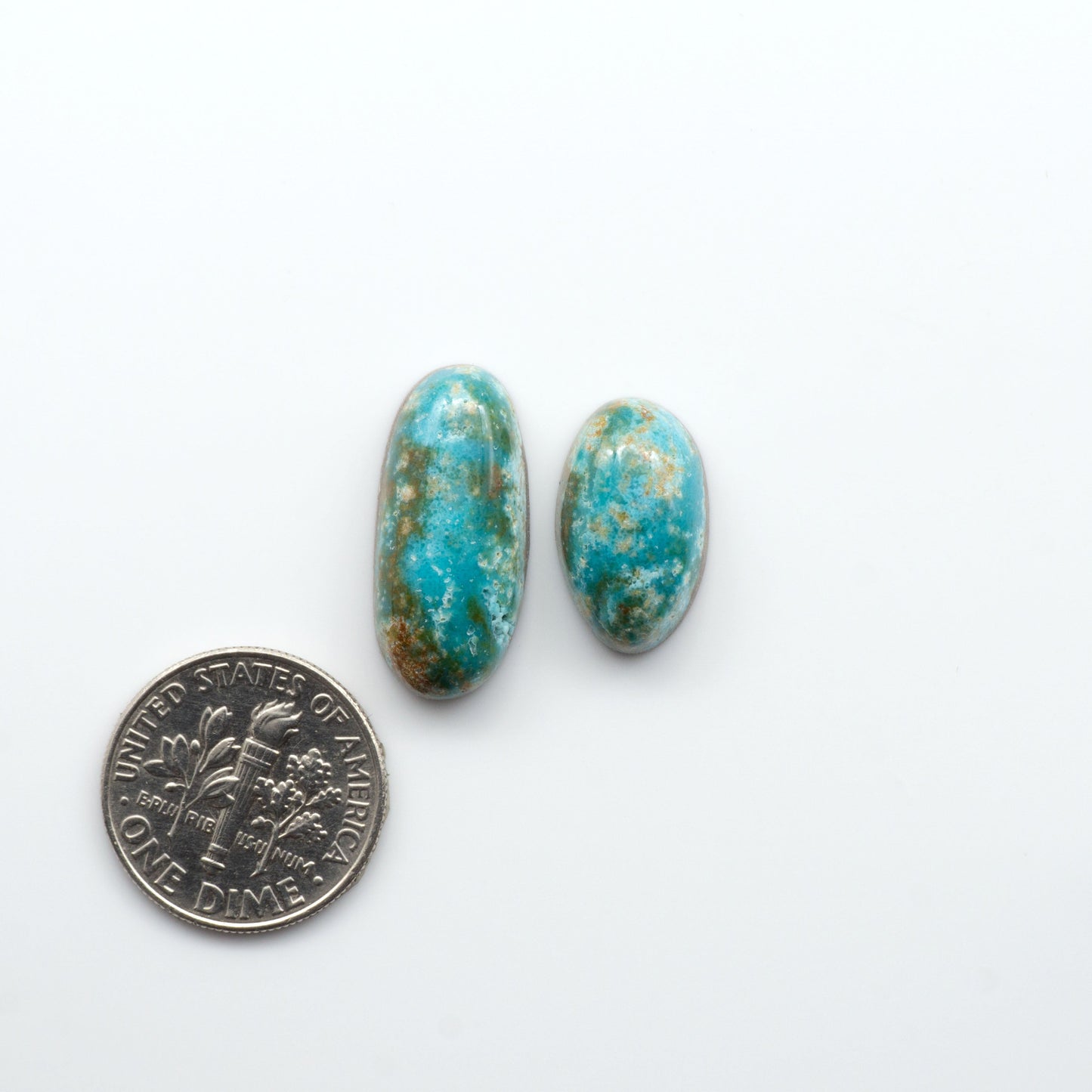 Number 8 Turquoise Cabochons have been selected for their quality and unique appearance. Don't miss the chance to add a one-of-a-kind piece to your collection.