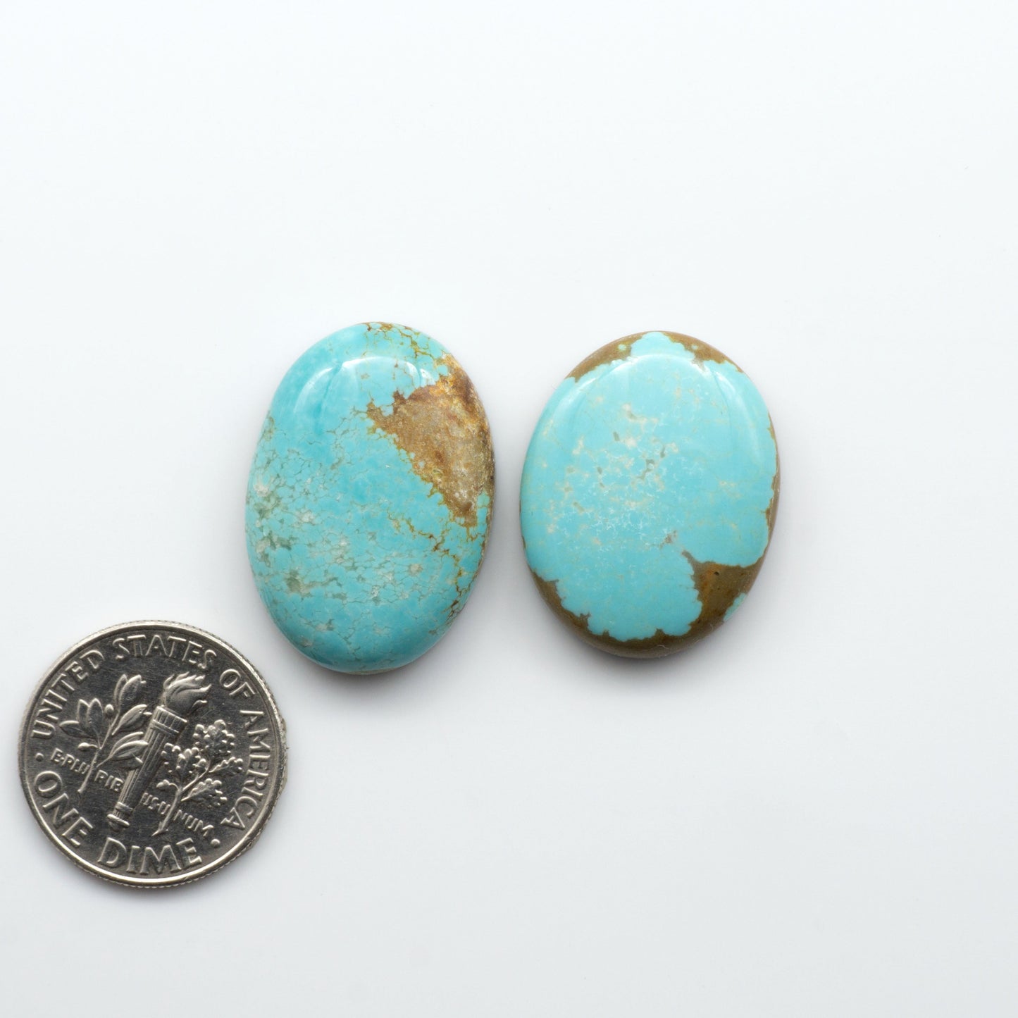 Number 8 Turquoise Cabochons have been selected for their quality and unique appearance. Don't miss the chance to add a one-of-a-kind piece to your collection.