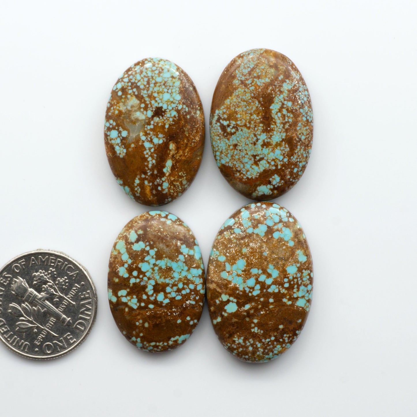 Number 8 Turquoise Cabochons have been selected for their quality and unique appearance. Don't miss the chance to add a one-of-a-kind piece to your collection.