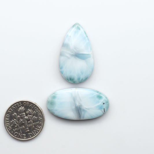 Larimar Stone Cabochons