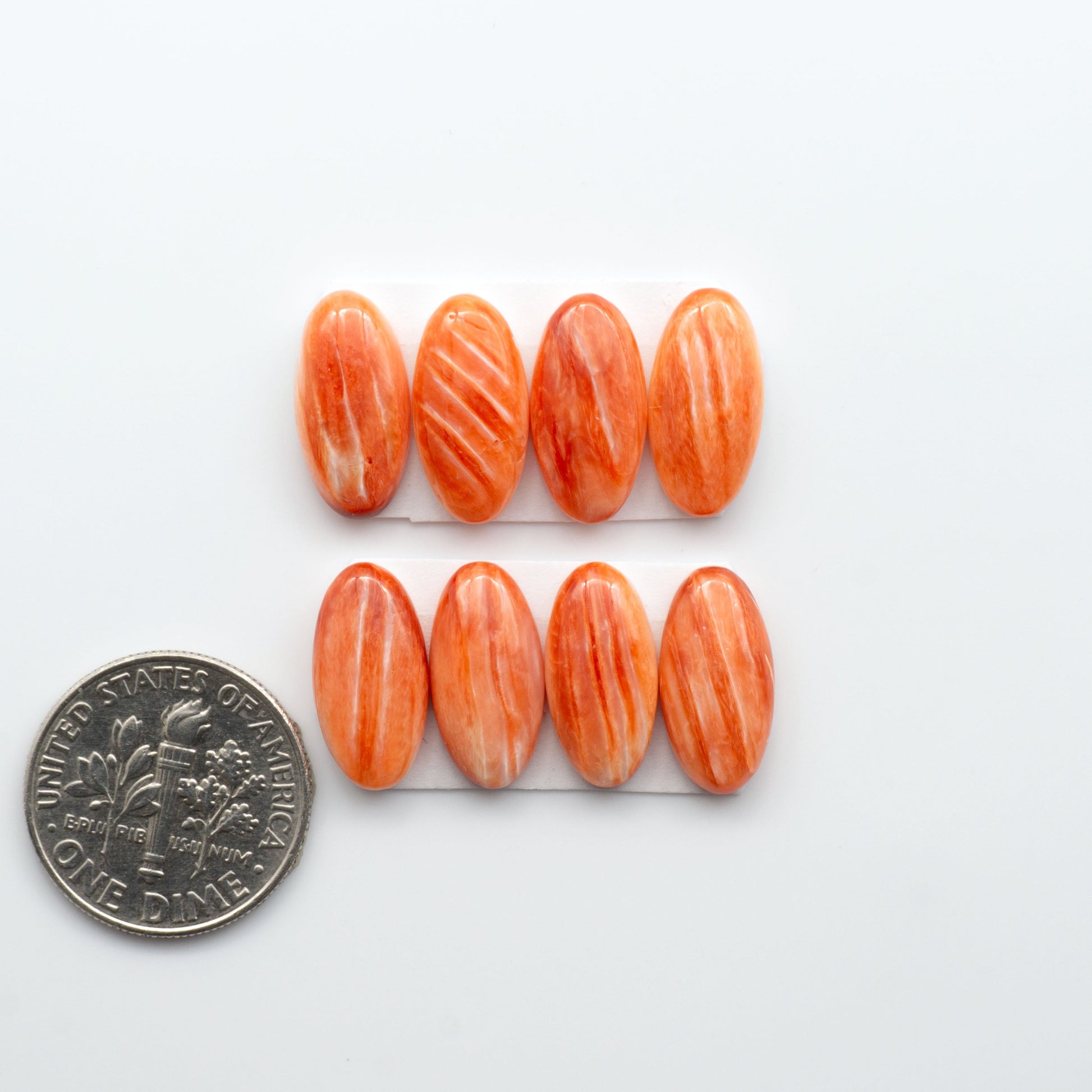 Add a unique touch to your jewelry designs with our beautiful 100% Natural Spiny Oyster Shell Cabochons. Incorporate the beauty of the sea into your creations.