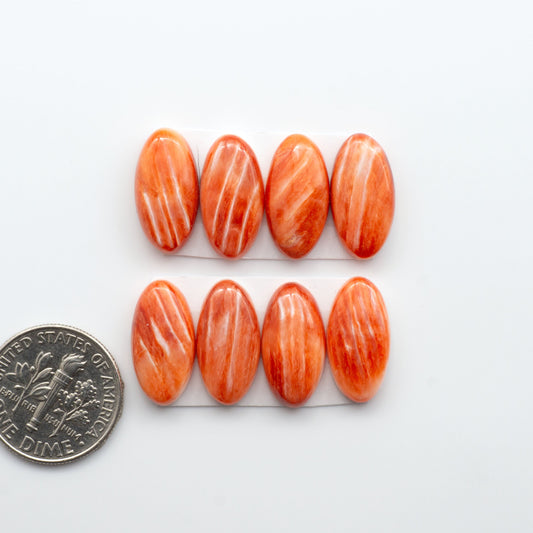 Add a unique touch to your jewelry designs with our beautiful 100% Natural Spiny Oyster Shell Cabochons. Incorporate the beauty of the sea into your creations.