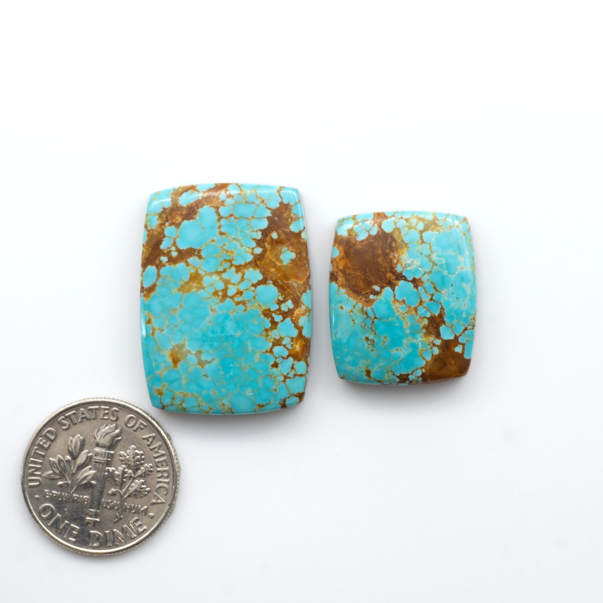 Number 8 Turquoise Cabochons have been selected for their quality and unique appearance. Don't miss the chance to add a one-of-a-kind piece to your collection.