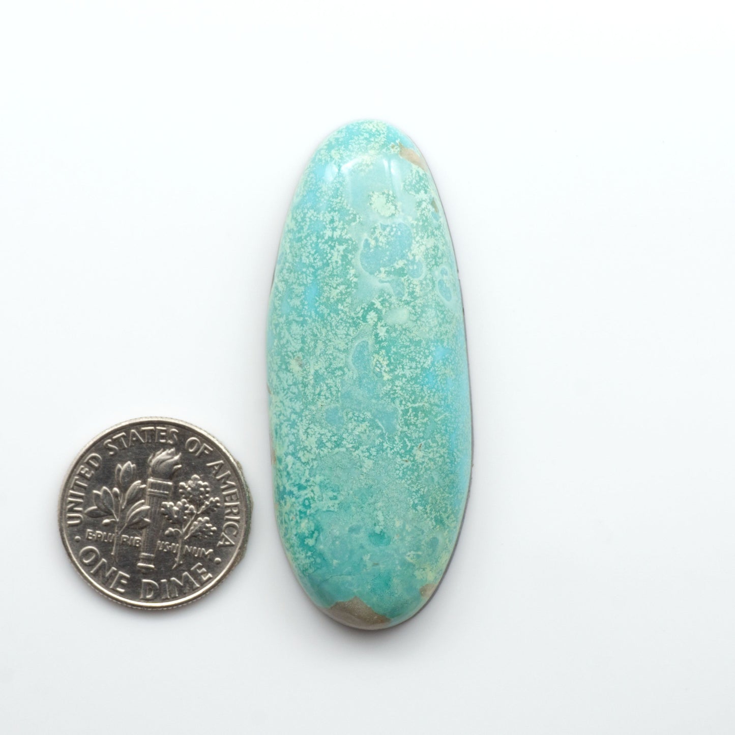 Nacozari turquoise cabochons are striking gemstones known for their vibrant blue to greenish-blue colors and pyrite, these stones are prized in jewelry making.